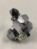 Galena with Quartz, Gjurdurska Mine, Madan District, Bulgaria, Mined c. 2012, Miniature 3.0 x 3.5 x 5.0 cm, $125.  Online Online June 12.