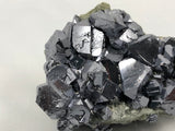 Galena with Quartz, Gjurdurska Mine, Madan District, Bulgaria, Mined c. 2012, Small Cabinet 3.0 x 7.5 x 10.5 cm, $350.  Online Online July 9.
