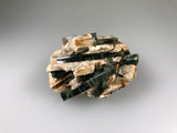 Actinolite in Talc Schist, Stuebachtal, Salzburg, Austria, ex. Louis Lafayette Collection, Miniature 3.0 x 4.0 x 6.0 cm, $40. Online 10/16.