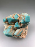 Amazonite, Crystal Peak, Park County, Colorado, ex. Louis Lafayette Collection #456, Miniature 3.0 x 4.5 x 5.5 cm, $75. Online Jan. 13