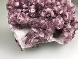 Fluorite on Quartz, County Durham, Weardale, England, Mined c. early 20th Century, ex. Tom Wiesner Collection 431, Ron Roberts Collection D-34, Small Cabinet 2.5 x 6.5 x 8.5 cm, $200. Online 5/11.