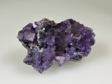 Fluorite (Modified) and Galena, Rosiclare Level, Denton Mine, Ozark-Mahoning Company, Harris Creek District, Southern Illinois, Mined early 1988, Ron Roberts Collection UD-40, Miniature 2.0 x 5.0 x 7.5 cm, $300. Online 5/11.