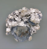 Benstonite and Strontianite on Fluorite, Bethel Level, Minerva No. 1 Mine, Minerva Oil Company, Cave-in-Rock District, Southern Illinois, Mined c. 1960’s, ex. Shorty Millikan, Ron Roberts Collection UD-34, Miniature 3.0 x 4.5 x 6.0 cm, $200. Online 5/11.