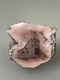 Datolite Scrimshaw, Lake Superior Copper District, Keweenaw Peninsula, Michigan, ex. Jim Bailey Collection, Miniature 0.4 cm x 4 cm x 4 cm, $75.  Online June 22