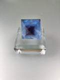 Polished Fluorite Octahedron, Hardin County, Illinois, ex. Oetjen Collection, Miniature 2.2 cm on edge, $75.  Online July 15