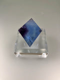 Polished Fluorite Octahedron, Hardin County, Illinois, ex. Oetjen Collection, Miniature 2.2 cm on edge, $75.  Online July 15