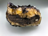 Fluorite, Rosiclare Level, Northwest Cross-Cut Orebody, Minerva No. 1 Mine, Ozark-Mahoning Company, Cave-in-Rock District, Southern Illinois, ex. A.E. Seaman Museum LTH 3840, Small Cabinet, 5.0 x 6.0 x 9.5 cm, $650. Online 9/3