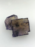 Fluorite, Rosiclare Level, Victory Mine, Spar Mountain District, Southern Illinois, Miniature, 1.7 x 2.8 x 3.5 cm, $35. Online 9/3