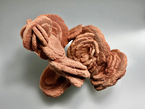 Barite (Rose), Norman, Oklahoma, Dr. David London Collection, Medium Cabinet, 9.0 cm x 11.0 cm x 14.0 cm, $200.  Online Oct. 13.