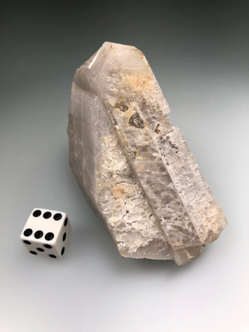 Microcline, Himalaya Mine, Mesa Grande, San Diego County, California, Dr. David London Collection L-340, Collected c. 1940s - 1950s, Small Cabinet 4.2 x 5.5 x 9.5 cm, $150. Online Sept.  30.