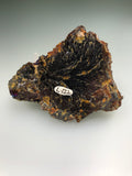 Sphalerite (Iridescent) with Chalcopyrite and Gypsum, Tri-State District, Oklahoma, Dr. David London Collection L-122, Small Cabinet 3.5 x 6.0 x 8.0 cm, $450.  Online Sept.  30.