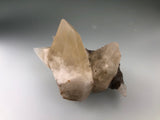 Calcite on Fluorite and Sphalerite, Alcoa Company, Rosiclare District, Hardin County, Southern Illinois, Mined c. 1958-1960, ex. Roy Smith Collection M1833, Miniature, 4.0 x 5.5 x 7.0 cm, $125. Online Nov. 21.