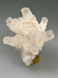 Calcite on Fluorite, Bethel Level North End, Annabel Lee Mine, Ozark-Mahoning Company, Harris Creek District, Southern Illinois, Mined c. 1985-1986, ex. Roy Smith Collection, Miniature, 3.5 x 4.0 x 5.0 cm, $250. Online Dec. 12.