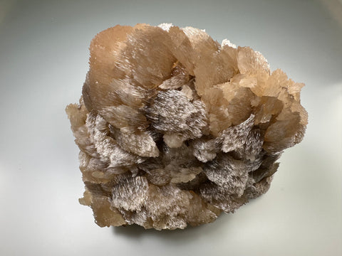 Calcite, Rosiclare Level, Minerva No. 1 Mine, Ozark-Mahoning Company, Cave-in-Rock District, Southern Illinois, Mined Oct/Nov 1991, ex. Roy Smith Collection M903, Large Cabinet 12.0 x 13.0 x 16.0 cm, $1500. Online Dec. 14