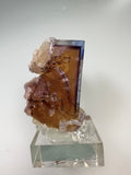 Fluorite, Rosiclare Level, Minerva No. 1 Mine, Ozark-Mahoning Company, Cave-in-Rock District, Southern Illinois, Mined c. 1992-1993, ex. Sam and Ann Koster Collection #00148, Miniature 2.5 x 4.0 x 4.0 cm, $450.  Online Dec. 19
