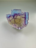 Fluorite, Rosiclare Level, Minerva No. 1 Mine, Ozark-Mahoning Company, Cave-in-Rock District, Southern Illinois, Mined c. 1992-1993, ex. Sam and Ann Koster Collection, Miniature 4.0 x 4.5 x 6.0 cm, $1200.  Online Dec. 19