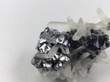 Quartz and Galena, Kruchev dol Mine, Madan District, Bulgaria, Mined c. 2012, Miniature 4.0 x 5.0 x 6.5 cm, $60. Online June 3.