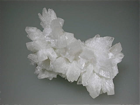 Barite, Rosiclare Level Minerva #1 Mine, attr: North Bishop Tract, Minerva Oil Company, Cave-in-Rock District, Southern Illinois, Mined c. late 1970s, Dr. Perry and Anne Bynum Collection, Small Cabinet 4.0 x 5.5 x 8.0 cm, $125. SOLD