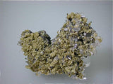 Pyrite after Pyrrhotite with Quartz, Calcite and Galena, Trepca Complex near Mitrovica, Kosovska Municipality, Kosovo, Mined 2015, Small Cabinet 3.0 x 5.0 x 6.5 cm, $40.  Online 5/26/15 SOLD
