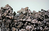 Bismuth, Mine #38, Niederschlema, Erzgebirge, Saxony, Germany 3 x 4.5 x 6.8 cm Miniature $2800. Online 3/2 SOLD