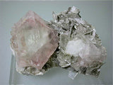 Fluorite on Muscovite, Chumar Bakoor, Gilgit District, Northen Areas Pakistan, Collected c. 2008, Dr. J. Gebel Collection, Medium Cabinet 8.0 x 10.5 x 11.5 cm, $6000.  Online 4/20/15.