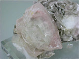 Fluorite on Muscovite, Chumar Bakoor, Gilgit District, Northen Areas Pakistan, Collected c. 2008, Dr. J. Gebel Collection, Medium Cabinet 8.0 x 10.5 x 11.5 cm, $6000.  Online 4/20/15.