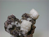 Calcite, attr: Ojuela Mine, Mapimi, Durango, Mexico, Mined c. early 1970s, Dr. Perry & Anne Bynum Collection, Miniature 2.0 x 3.5 x 4.0 cm, $60.  Online 7/24.