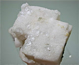 Calcite and Fluorite, Naica Complex, Chihuahua, Mexico, Mined c. 1970s, Eric Petersen Collection, 4.0 x 5.0 x 5.2 cm, $25.  Online 3/4/15 SOLD