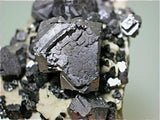 Galena and Sphalerite, Tri-State District, U.S Mined c. 1950s, Dr. Perry & Anne Bynum Collection, Miniature 3.0 x 3.5 x 5.5 cm, $50. Online 7/27 SOLD