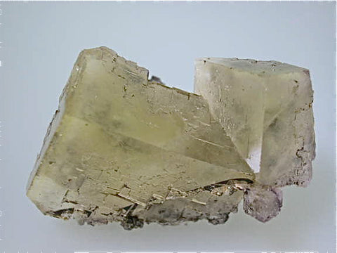 Fluorite, Rosiclare Level, Cross-Cut Orebody, Minerva #1 Mine, Ozark-Mahoning Company, Cave-in-Rock District, Southern Illinois, Roy Smith Collection, Mined c. 1991-1992, Miniature 3.0 x 3.5 x 6.0 cm, $125.  Online 3/4/15. SOLD.