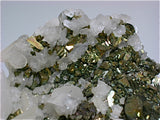 SOLD Calcite on Pyrite after Pyrrhotite, Trepca Complex, Kosovska Municipality, Kosovo Small cabinet 4.5 x 8 x 12 cm $220.