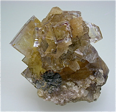 Fluorite, Rosiclare Level, Minerva #1 Mine, Cave-in-Rock District, Illinois Small cabinet  4.5 x 5 x 5.5 cm $250. Online 11/1 SOLD