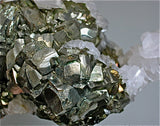 Calcite on Pyrite, Trepca Complex, Mitrovica, Kosovo Medium cabinet 6.5 x 8 x 11 cm $450. Online 3/25. SOLD.