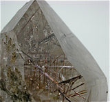 Quartz with Rutile Inclusions, Khapholo Mine, Khapolo Valley, Iskardu City, Northern Areas, Gilgit, Pakistan Medium cabinet 9 x 11 x 11 cm $2500. Online 5/23 SOLD