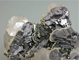 Galena and Calcite, Kruchev dol Mine, Bulgaria Miniature 4 x  4.5 x 6 cm $125