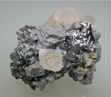 Galena and Calcite, Kruchev dol Mine, Bulgaria Miniature 3.5 x 4 x 4.5 cm $125.