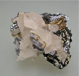 Galena and Calcite, Kruchev dol Mine, Bulgaria Miniature 3.5 x 4 x 4.5 cm $125.