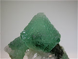 Fluorite on Quartz, Kavalerovo, Dal/negorsk, Primorskiy Kray, Russia Miniature 4 x 4.5 x 5.5 cm $450. Online 7/19 SOLD