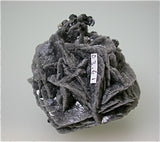 SOLD Calcite with Jamesonite inclusions, Prinzipal Mine, Herja Complex, Baia Mare, Maramures, Romania Miniature 3.5 x 4 x 4 cm $250. Online 8/29