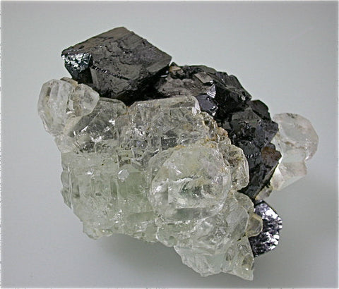 Fluorite and Sphalerite, Naica Complex, Chihuahua, Mexico medium cabinet 5 x 7 x 9 cm $450. Online 10/01. SOLD.