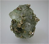 Fluorite with Pyrite, Huanzala Mine, Huallanco District, Dos de Mayo Province, Peru Miniature 3 x 3.5 cx 5 cm $250. Online 11/08 SOLD