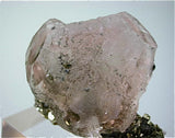 SOLD Fluorite with Pyrite, Huanzala Mine, Bolognesi, Ancash, Peru Miniature 2.6 x 3.7 x 4.5 cm $1200. Online 3/20