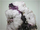 Fluorite and Barite (repair 1x), Cave-in-Rock District, Southern Illinois attr; Rosiclare Level, Minerva #1 Mine Medium cabinet 4 x 7 x 13 cm $125. Online 5/16. SOLD.