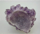 Quartz var. Amethyst cast after Calcite, Artigas, Uruguay, Mined c. 1990s, Miniature 2.4 x 4.0 x 4.5 cm, $45. Online 6/5.