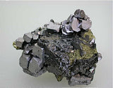 SOLD Galena and Sphalerite with Chalcopyrite, 9th of September Mine, Madan District, Smolyan Oblast Bulgaria, Miniature 4.0 x 5.0 x 6.5 cm, $75.  Online 6/5.