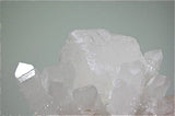 SOLD Calcite and Quartz, Kruchev dol Mine, Madan District, Smolyan Oblast, Bulgaria, Mined 2012, Miniature 3.0 x 3.0 x 6.0 cm, $50.  Online 7/3