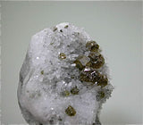 SOLD Sphalerite on Quartz, Kruchev dol Mine, Madan District, Smolyan Oblast, Bulgaria Miniature 4.5 x 5 x 6 cm $250. Online 7/7