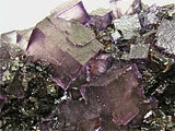 Fluorite on Sphalerite, Elmwood Complex, Smith County, near Carthage, Tennessee Medium cabinet 5.5 x 9 x 15 cm $3500. Online 8/18. SOLD.