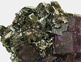 Fluorite on Sphalerite, Elmwood Complex, Smith County, near Carthage, Tennessee Medium cabinet 5.5 x 9 x 15 cm $3500. Online 8/18. SOLD.