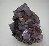 Fluorite attr: Crystal/Victory Mine Complex, Spar Mountain Area, Cave-in-Rock District, Southern Illinois, Mined c. 1950s - early 1960s, Bynum Collection, Small Cabinet 4.0 x 6.0 x 7.5 cm, $85.  Online 8/20. SOLD.